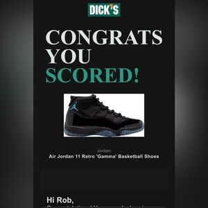 ⚡️SOLD⚡️ Jordan Retro 11 ‘Gamma’, Men’s Size 13 / Women’s Size 14.5